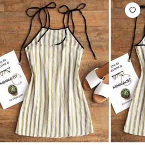 Zaful Stripes Mini Slip Dress